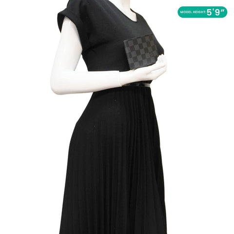 LOUIS VUITTON Damier Graphite Canvas Multiple Wallet Black