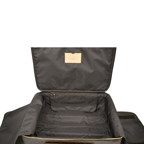 LOUIS VUITTON Pegase 55 Monogram Canvas Luggage Suitcase Travel Bag Brown