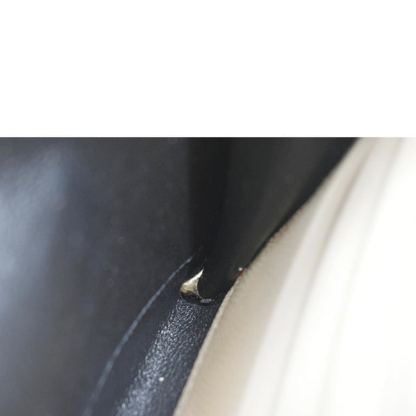 YVES SAINT LAURENT Cassandre Matelasse Chain Wallet Crossbody Bag Beige