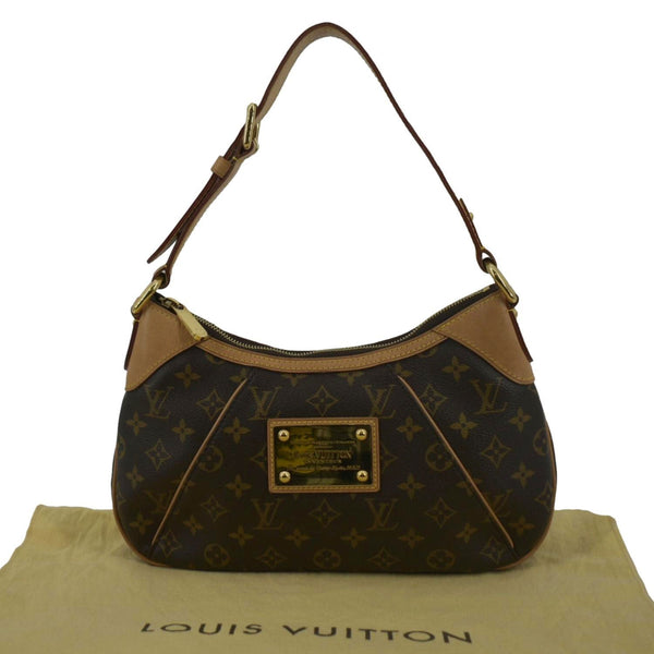 LOUIS VUITTON Thames PM Monogram Canvas Shoulder Bag Brown