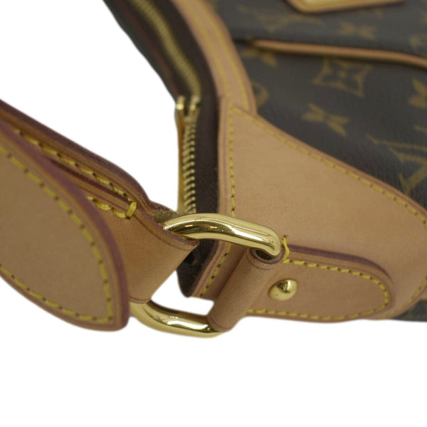 LOUIS VUITTON Thames PM Monogram Canvas Shoulder Bag Brown