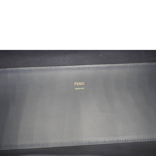 FENDI Sunshine Leather Crossbody Tote Bag Blue