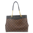 LOUIS VUITTON Pallas BB Monogram Canvas Shoulder Bag Black