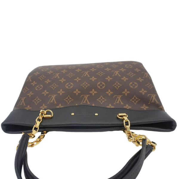 LOUIS VUITTON Pallas BB Monogram Canvas Shoulder Bag Black