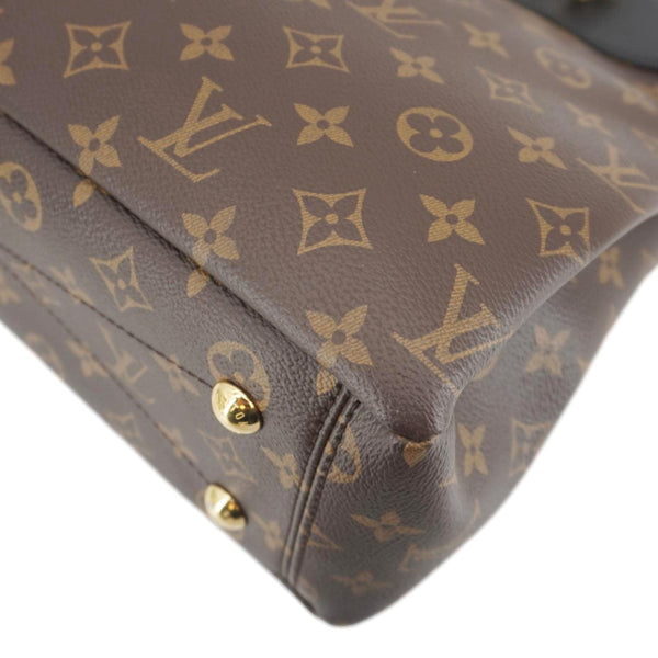 LOUIS VUITTON Pallas BB Monogram Canvas Shoulder Bag Black