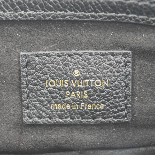 LOUIS VUITTON Pallas BB Monogram Canvas Shoulder Bag Black