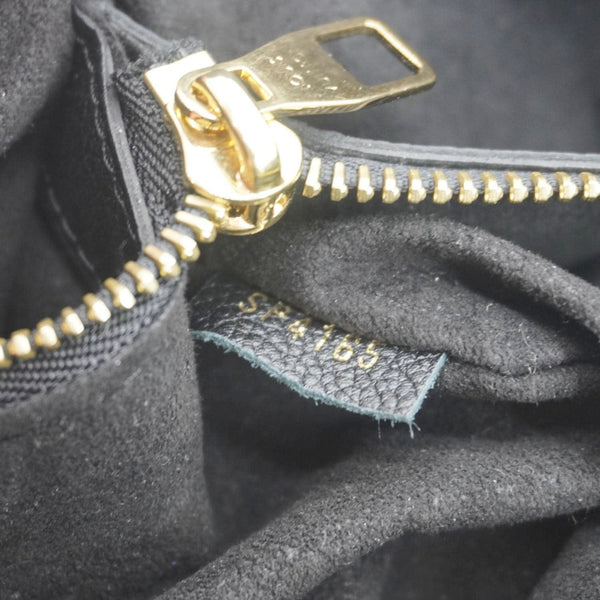 LOUIS VUITTON Pallas BB Monogram Canvas Shoulder Bag Black