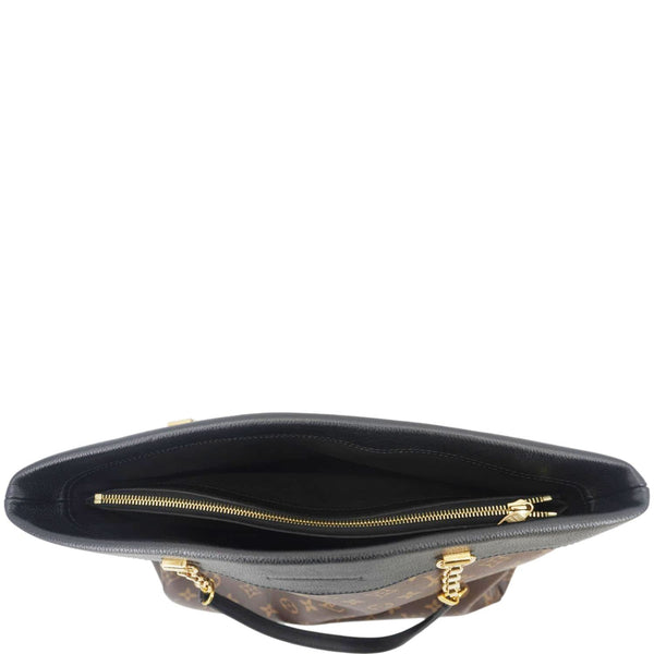 LOUIS VUITTON Pallas BB Monogram Canvas Shoulder Bag Black