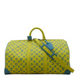 LOUIS VUITTON Playground Keepal Travel Bag Neon Yellow front look