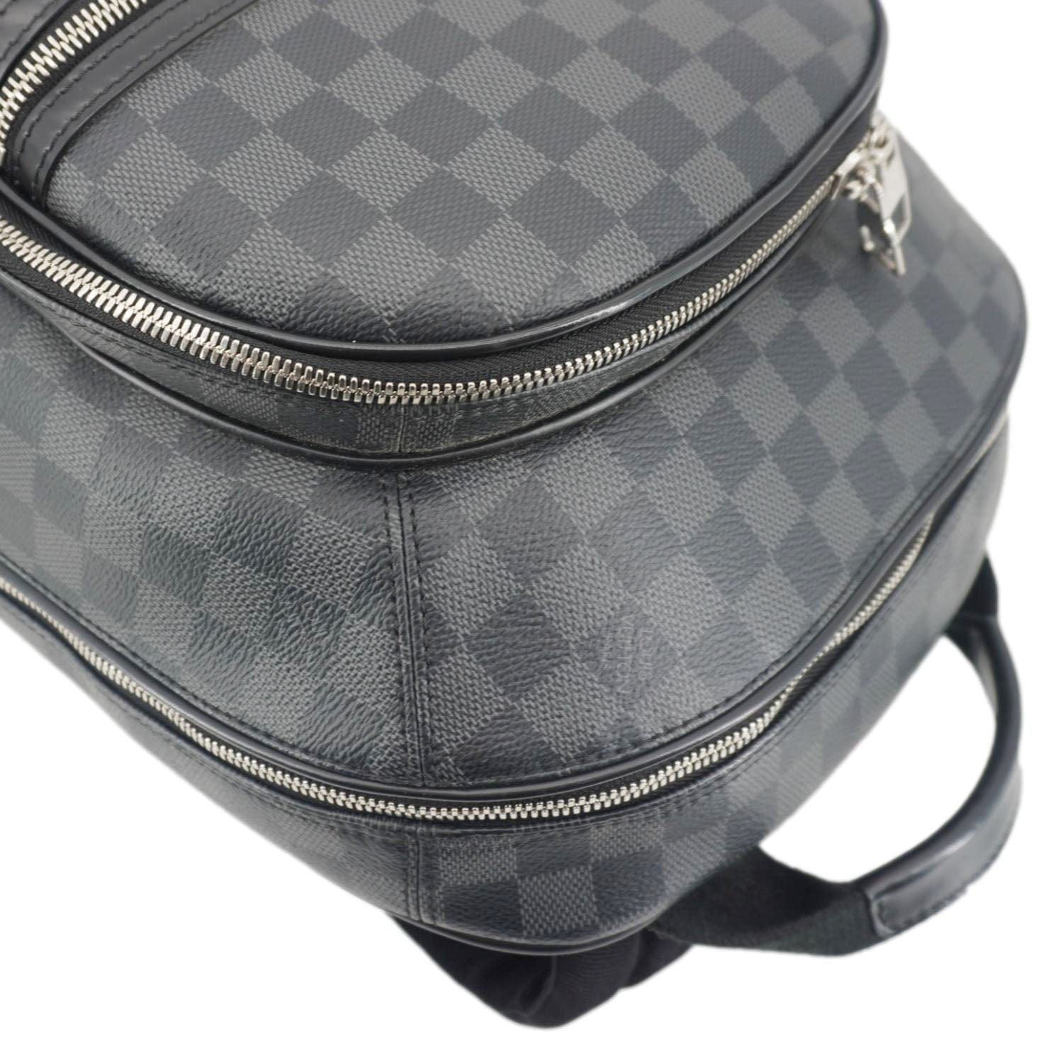 louis vuitton backpack reps LOUIS VUITTON Michael Damier Graphite Canvas Backpack Bag Black