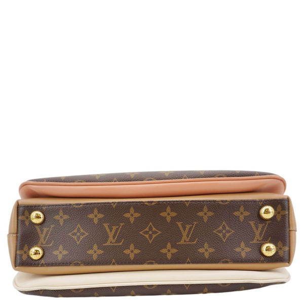 LOUIS VUITTON Millefeuille Monogram Canvas Shoulder Bag Brown