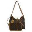 LOUIS VUITTON Classic Carryall PM Shoulder Bag Brown full view