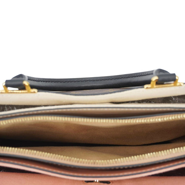 LOUIS VUITTON Millefeuille Monogram Canvas Shoulder Bag Brown