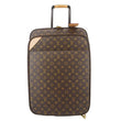 LOUIS VUITTON Pegase 55 Monogram Canvas Luggage Suitcase Travel Bag Brown
