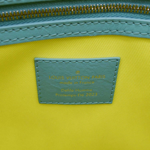 LOUIS VUITTON Playground Keepall 50 Bandouliere Monogram Canvas Travel Bag Neon Yellow