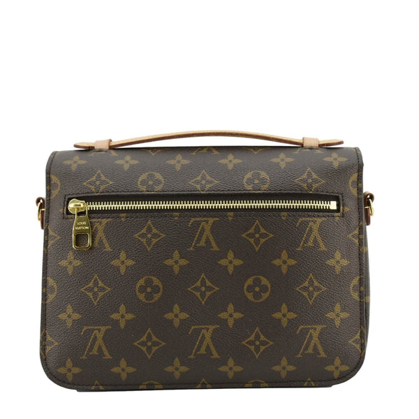 LOUIS VUITTON Metis Pochette Monogram Canvas Crossbody Bag Brown