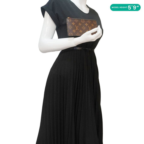 LOUIS VUITTON Felicie Zippered Monogram Canvas Insert Pouch Brown