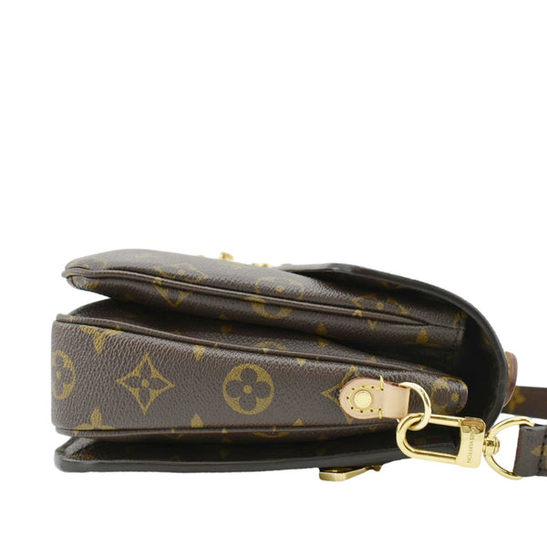 LOUIS VUITTON Metis Pochette Monogram Canvas Crossbody Bag Brown