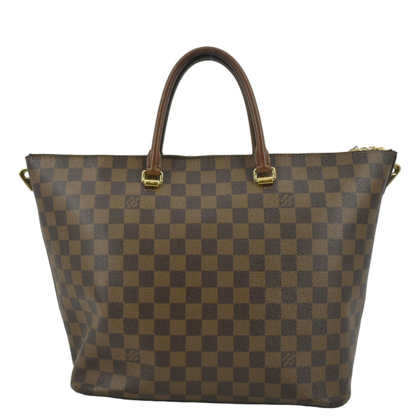 LOUIS VUITTON Belmont Damier Ebene Tote Bag Brown
