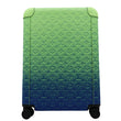 LOUIS VUITTON Illusion Horizon 55 eather Rolling Suitcase Green front look