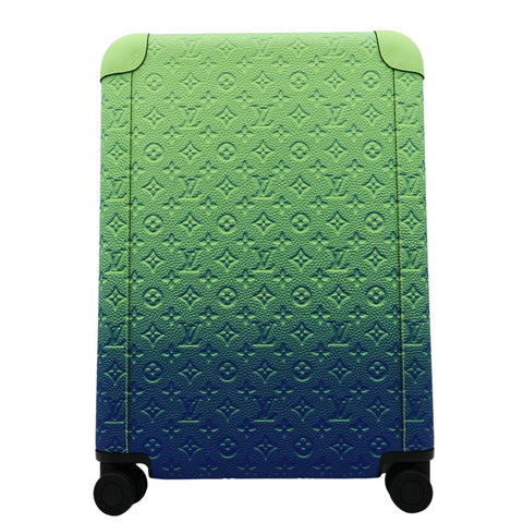 LOUIS VUITTON Illusion Horizon 55 Monogram Taurillon Leather Rolling Suitcase Green