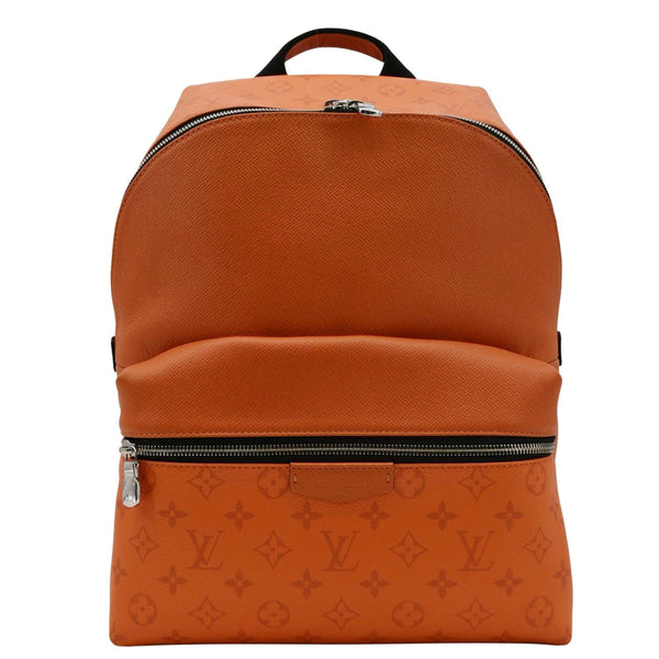 LOUIS VUITTON Discovery Backpack Orange front look