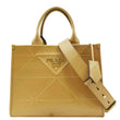 PRADA Triangolo Symbole Small Soft Leather Shoulder Bag Caramel