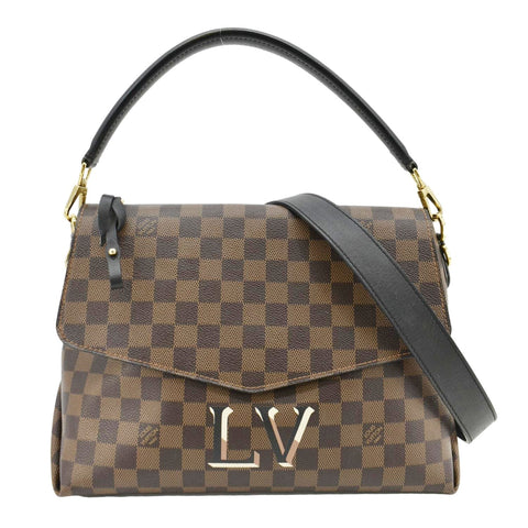LOUIS VUITTON Beaubourg Damier Ebene Shoulder Bag Brown