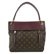 LOUIS VUITTON Tuileries Besace Leather Shoulder Bag Bruyere front view