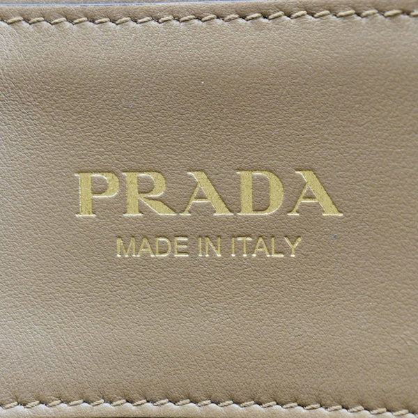 PRADA Triangolo Symbole Small Soft Leather Shoulder Bag Caramel