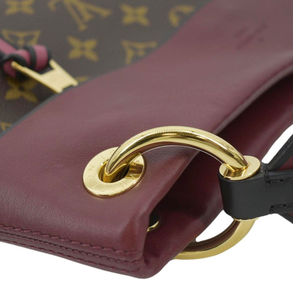 LOUIS VUITTON Tuileries Besace Leather Shoulder Bag Bruyere gold hardware