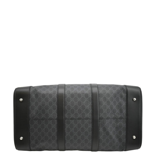 GUCCI Large Carry-On Soft GG Supreme Canvas  Duffle Bag Black 478323