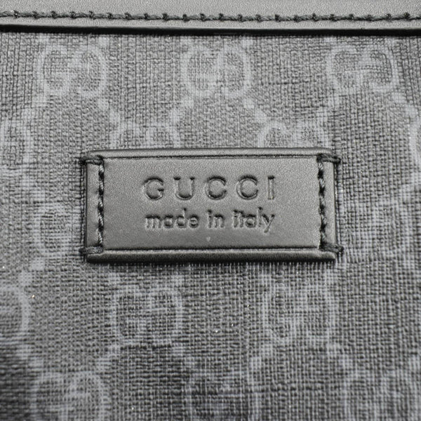 GUCCI Large Carry-On Soft GG Supreme Canvas  Duffle Bag Black 478323