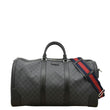 GUCCI Large Carry-On Soft GG Supreme Canvas  Duffle Bag Black 478323