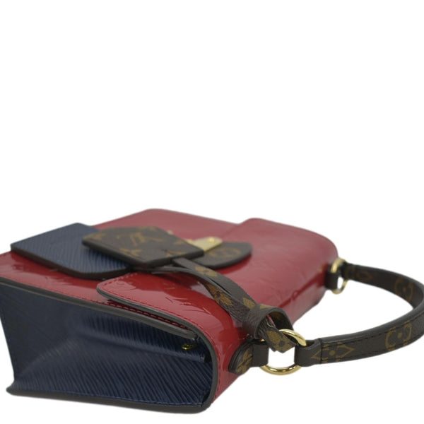 LOUIS VUITTON Spring Street Crossbody Bag red color with left side view