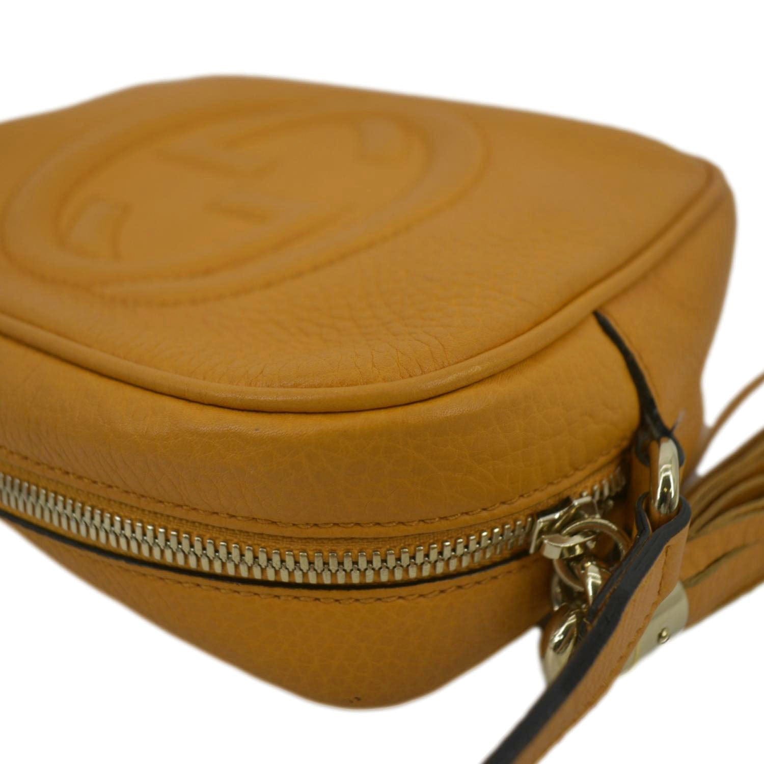 Gucci GG Diana Small Orange Leather Shoulder Bag