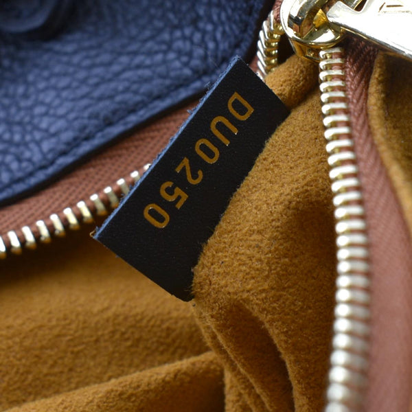 LOUIS VUITTON Onthego GM Monogram Empreinte Leather Tote Shoulder Bag Black