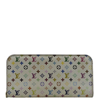 LOUIS VUITTON Insolite Multicolor Zippy Wallet White