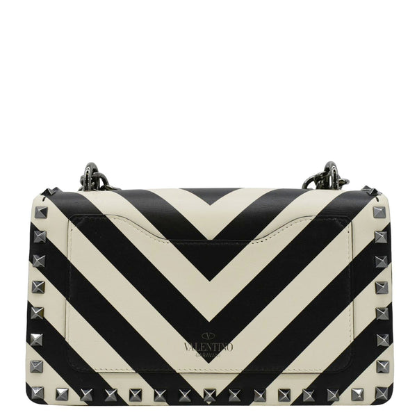 VALENTINO Garavani Rockstud Crossbody Bag Black back look