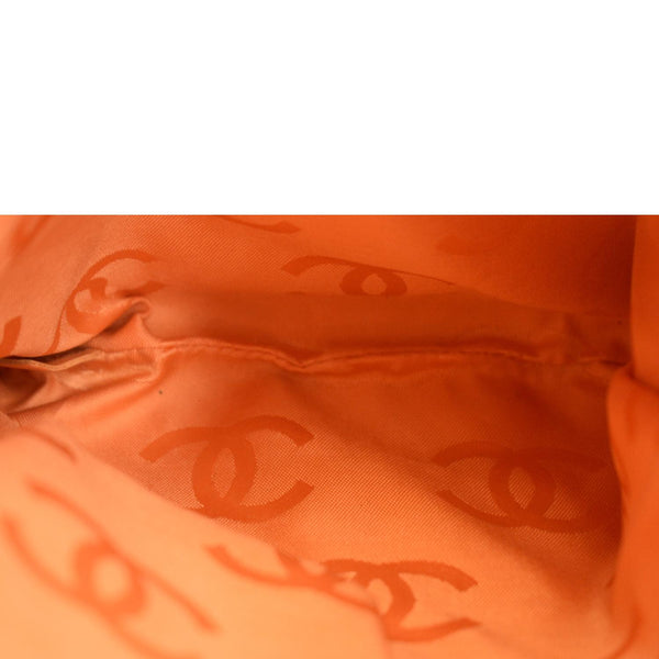 CHANEL Cambon Flat Calfskin Leather Messenger Bag Black