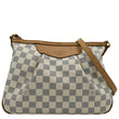LOUIS VUITTON Siracusa PM Damier Azur Shoulder Bag White