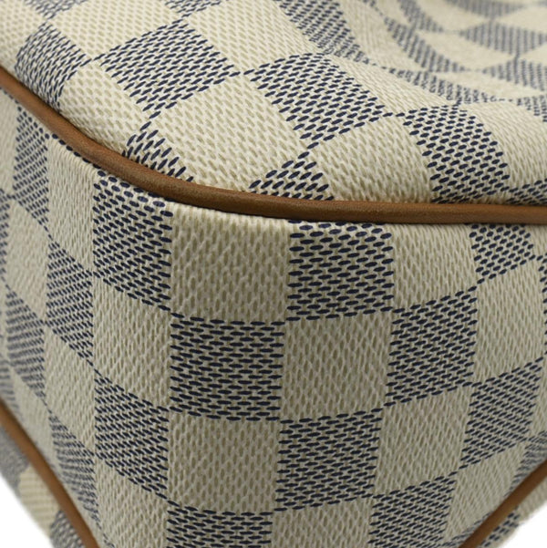 LOUIS VUITTON Siracusa PM Damier Azur Shoulder Bag White