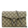 GUCCI Dionysus Small GG Supreme Canvas Crossbody Bag Beige  401231