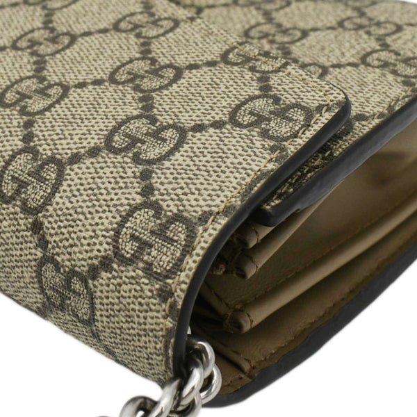 GUCCI Dionysus Small GG Supreme Canvas Crossbody Bag Beige  401231