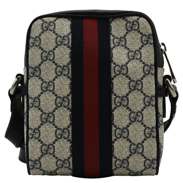 GUCCI Ophidia Small GG Canvas Messenger Bag Navy Blue 598127