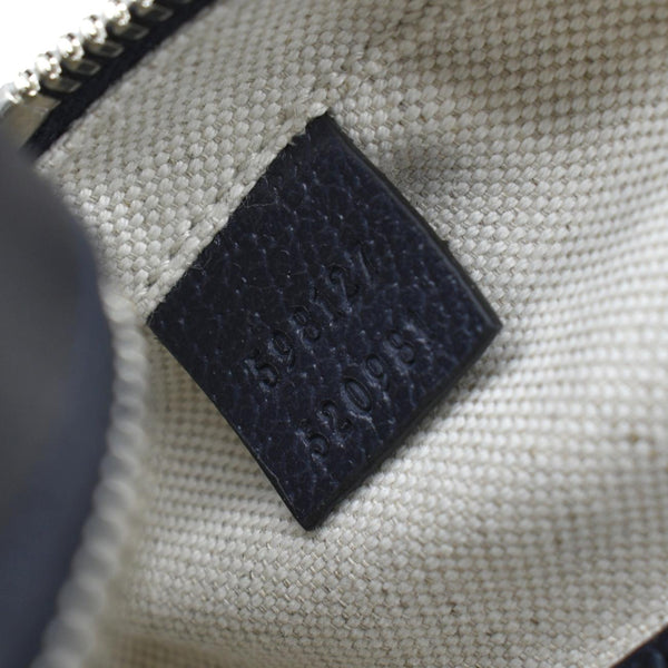 GUCCI Ophidia Small GG Canvas Messenger Bag Navy Blue 598127