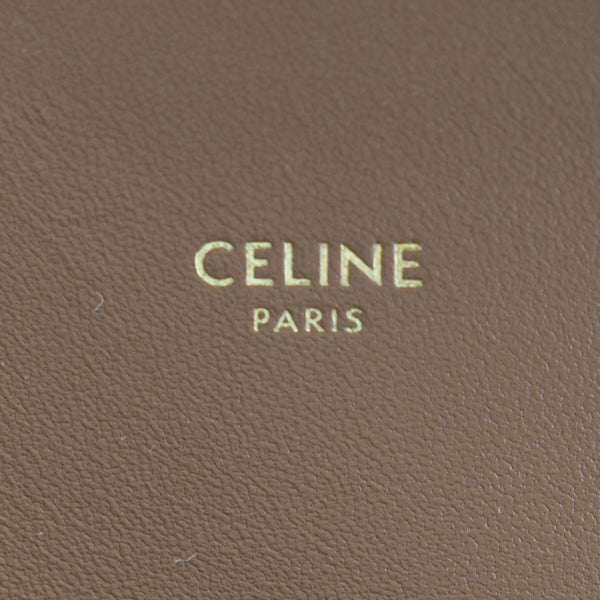 CELINE Classique Triomphe Canvas Shoulder Bag Brown