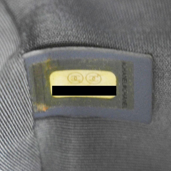 CHANEL Casual Trip Camera Small Metallic Leather Crossbody Bag Blue