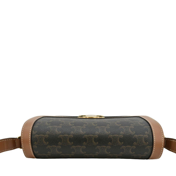 CELINE Classique Triomphe Canvas Shoulder Bag Brown