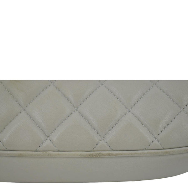 CHANEL Misia CC Chain Camera Lambskin Leather Shoulder Bag Gray